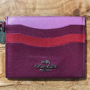 Coach card holder