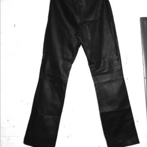 Xoxo black genuine leather pants