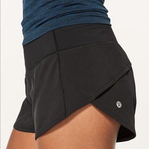 Lululemon Black Speed Up Shorts