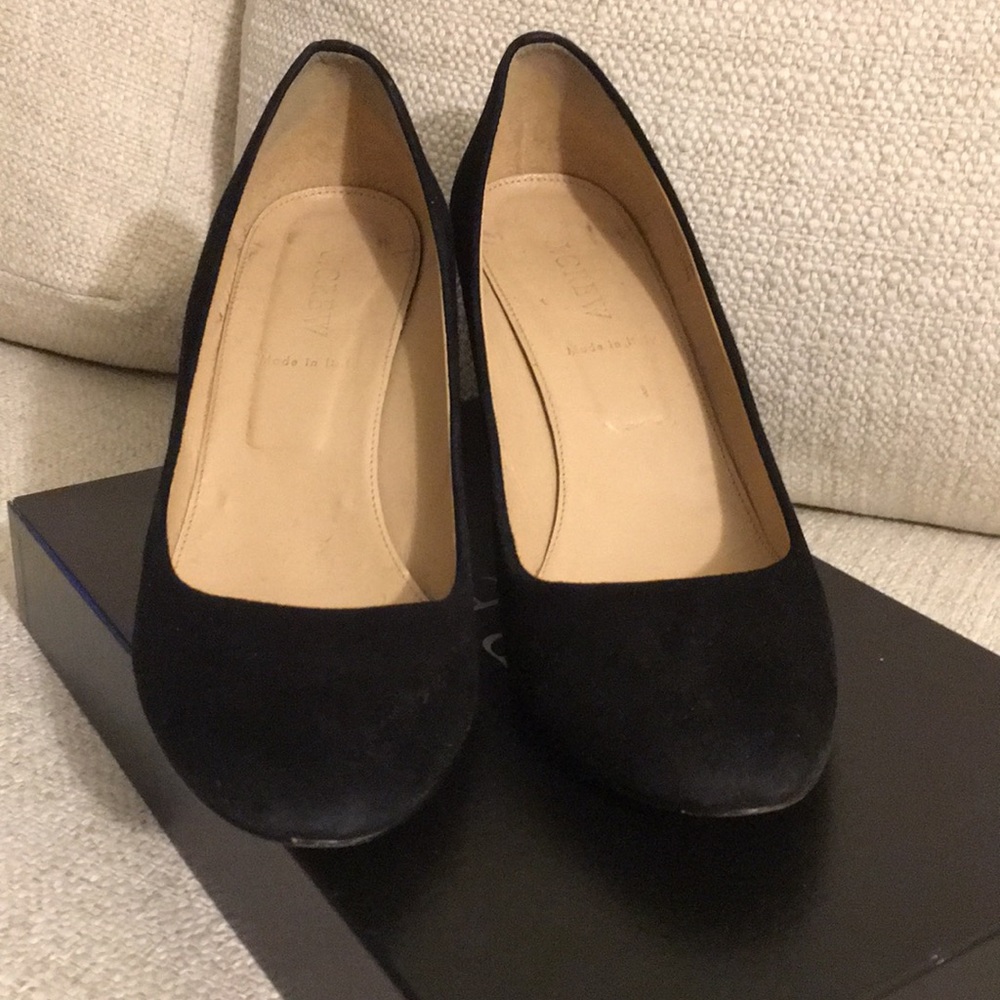 J.Crew Martina Suede wedges