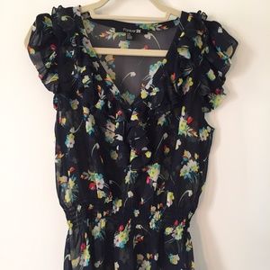 Forever 21 Floral Blouse