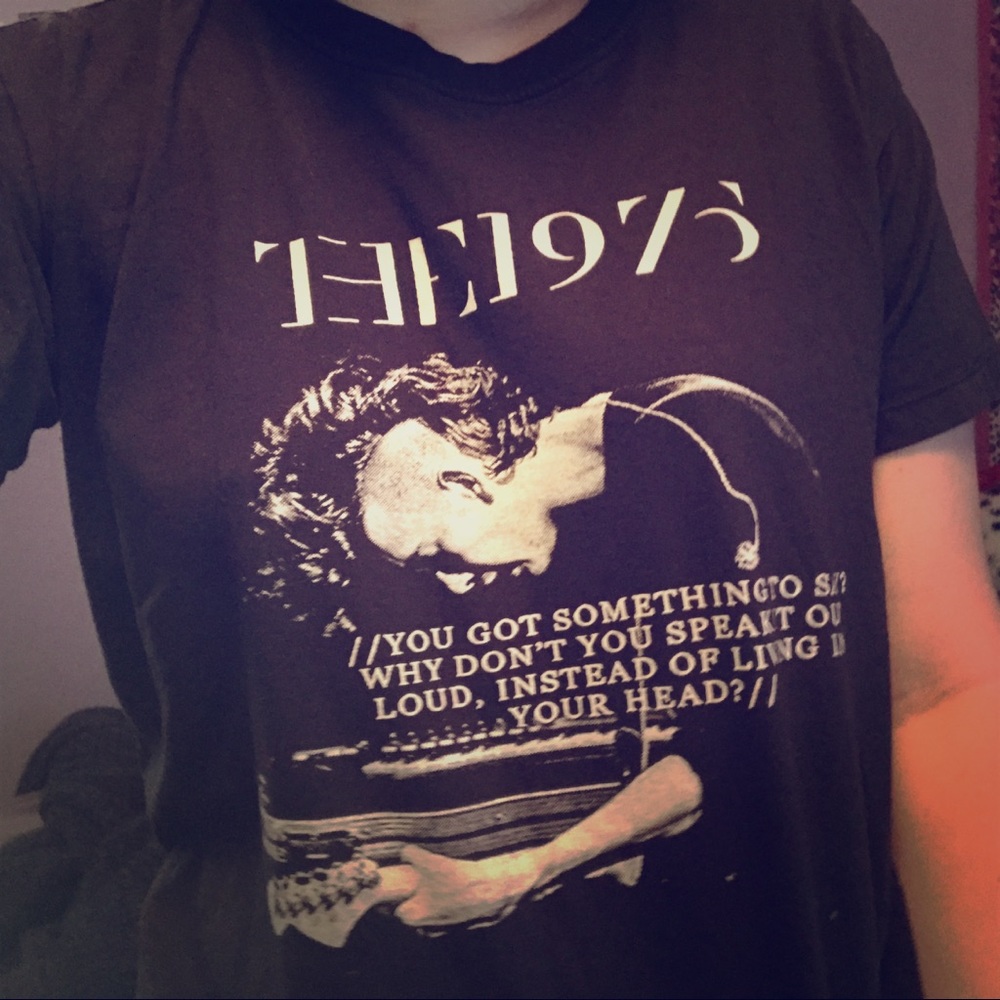 The 1975 matty Healy band shirt