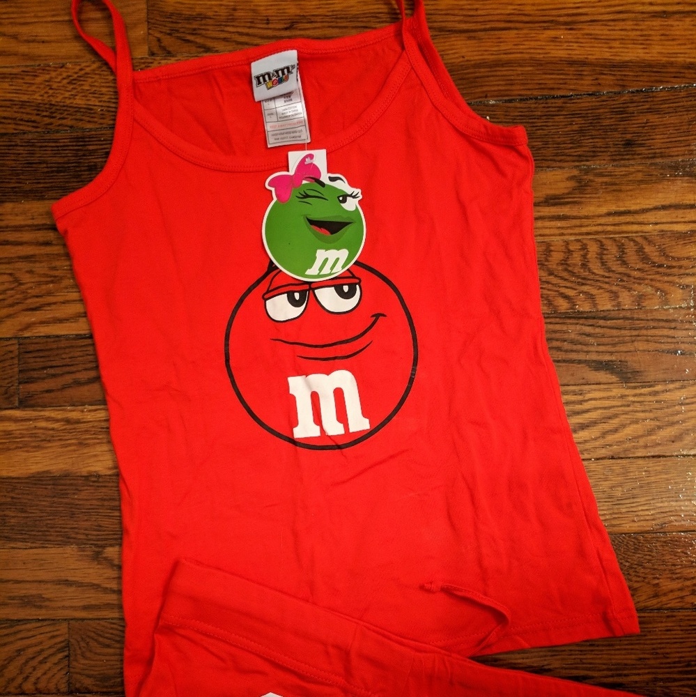 M&Ms sleepwear set