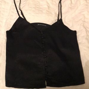 BRANDY MELVILLE Silky Black Cami