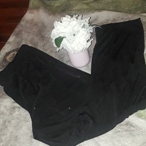 Sparkle black dress pants.