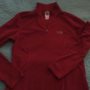 North Face fleece quarter zip.