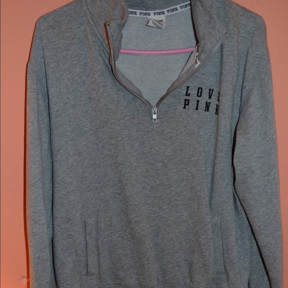 • PINK quarter zip jacket •