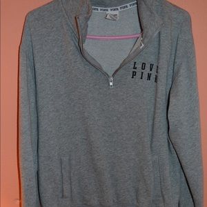 • PINK quarter zip jacket •