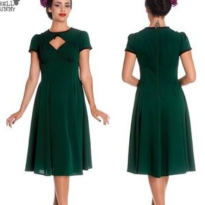 Nell Tea Dress Hell Bunny (Retro) Size Small