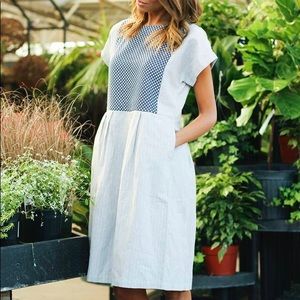 Stitch bib dress
