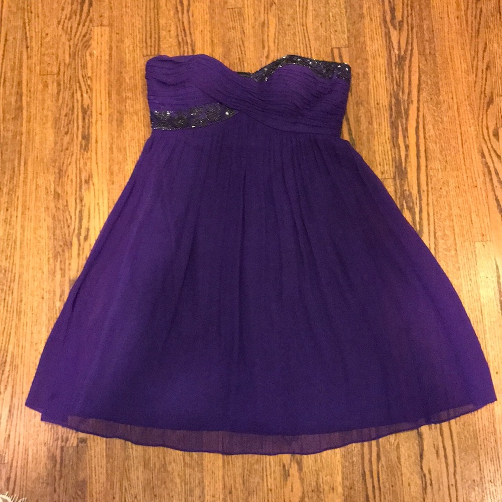 Maggy London silk chiffon dress