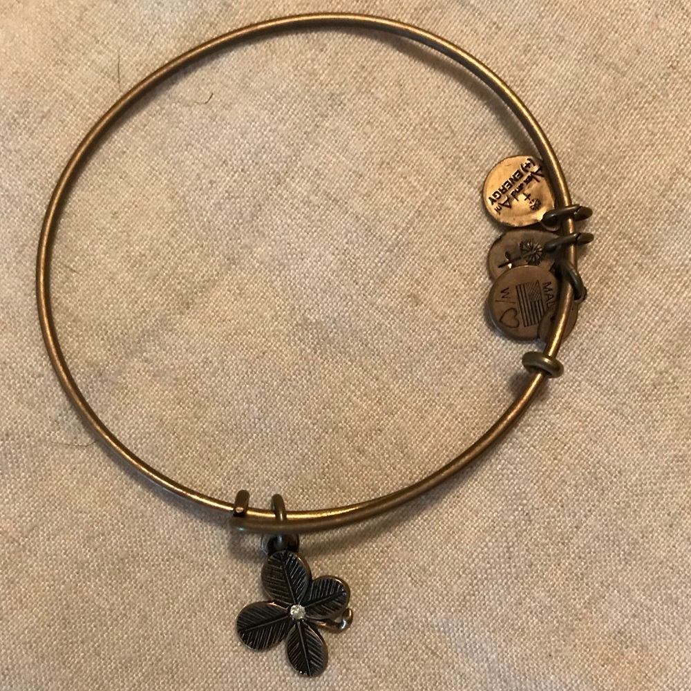 Alex and Ani flower bracelet
