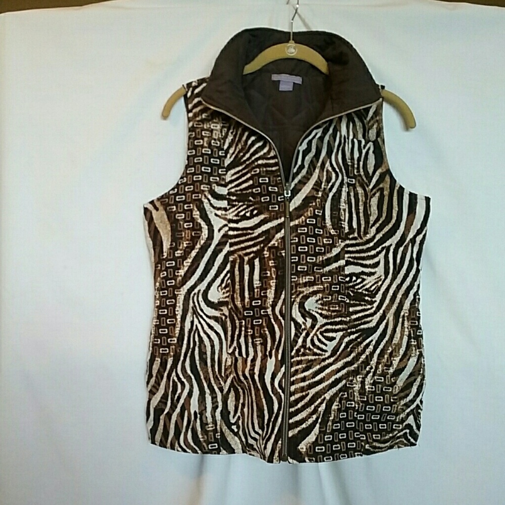 Animal print Vest