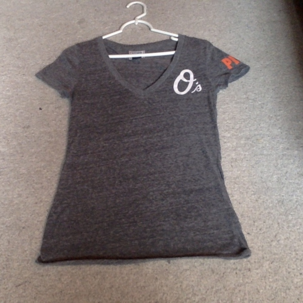 Grey Orioles V Neck
