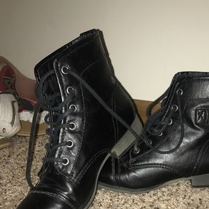 Women's Madden girl Short Combat Boots Size 8.5