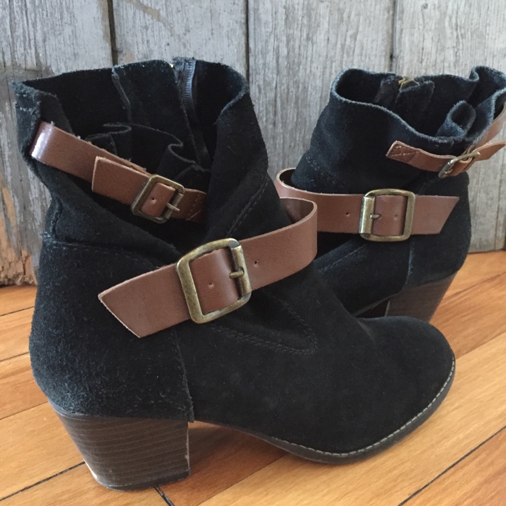 Black Suede Dolce Vita Ankle Boots