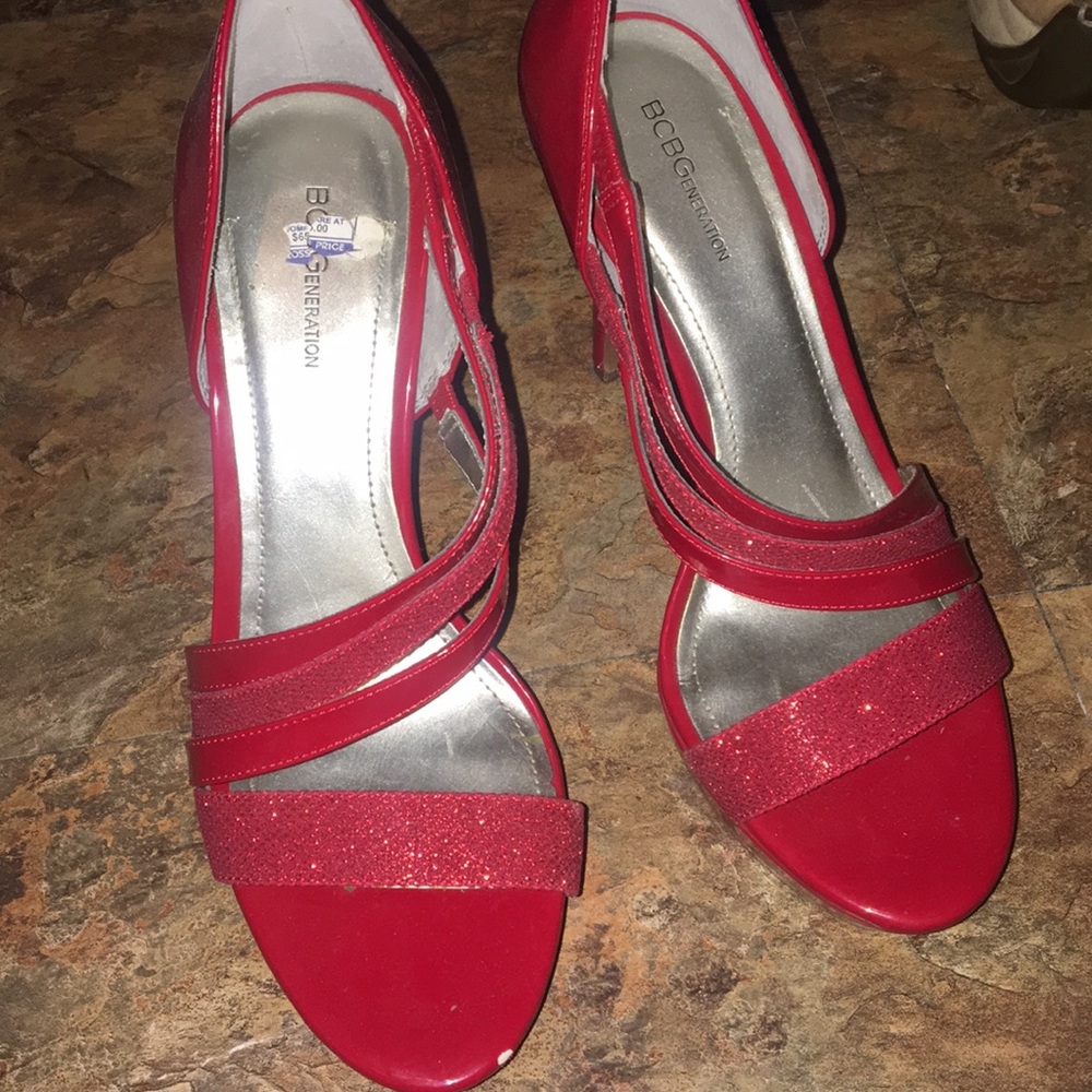 Red Holiday Heels