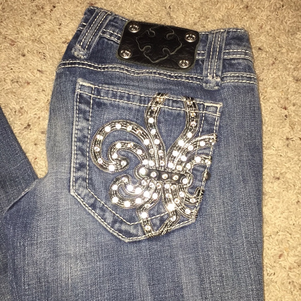 Medium wash Miss Me jeans