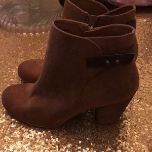 Brown ankle boots
