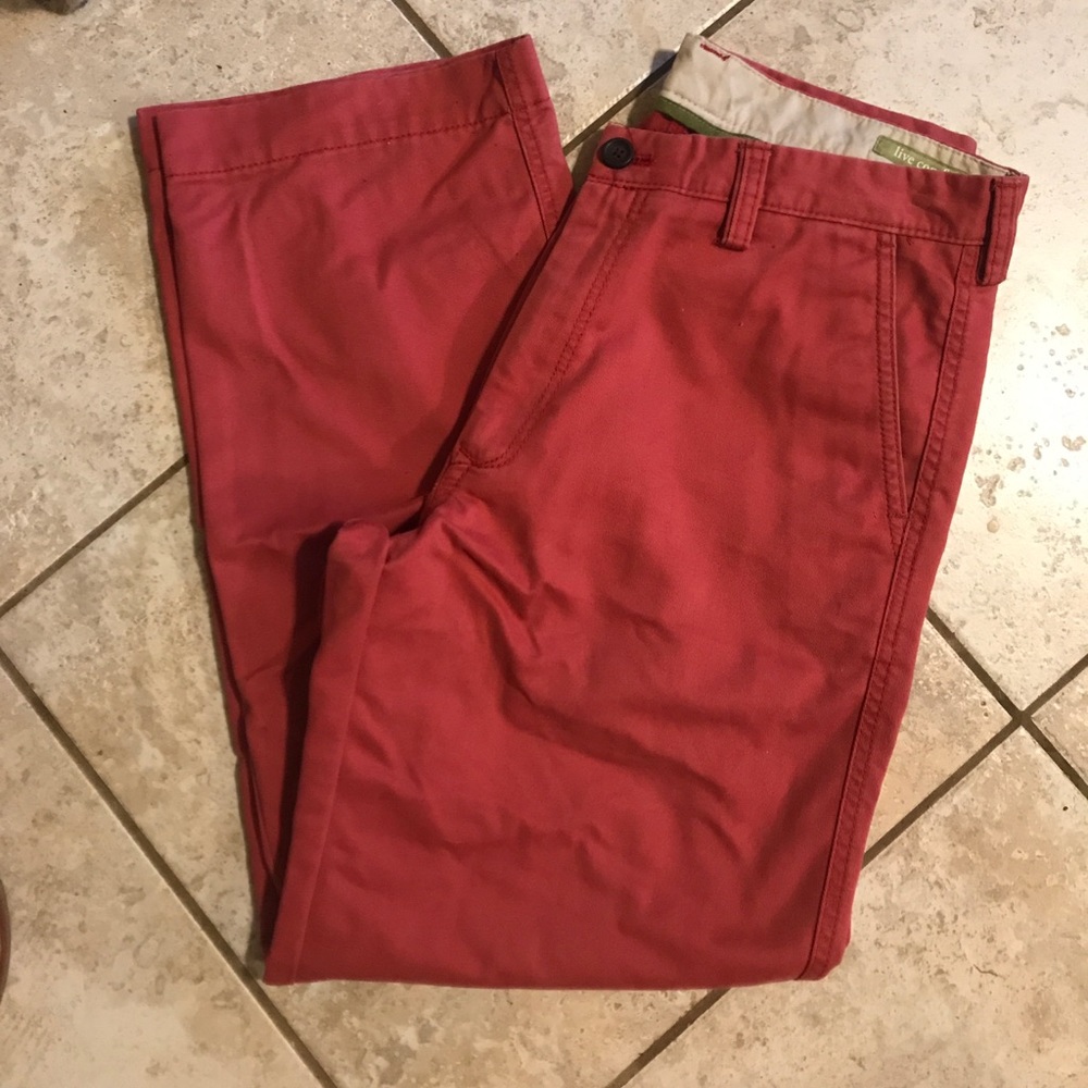 Men's Red Dress Pants