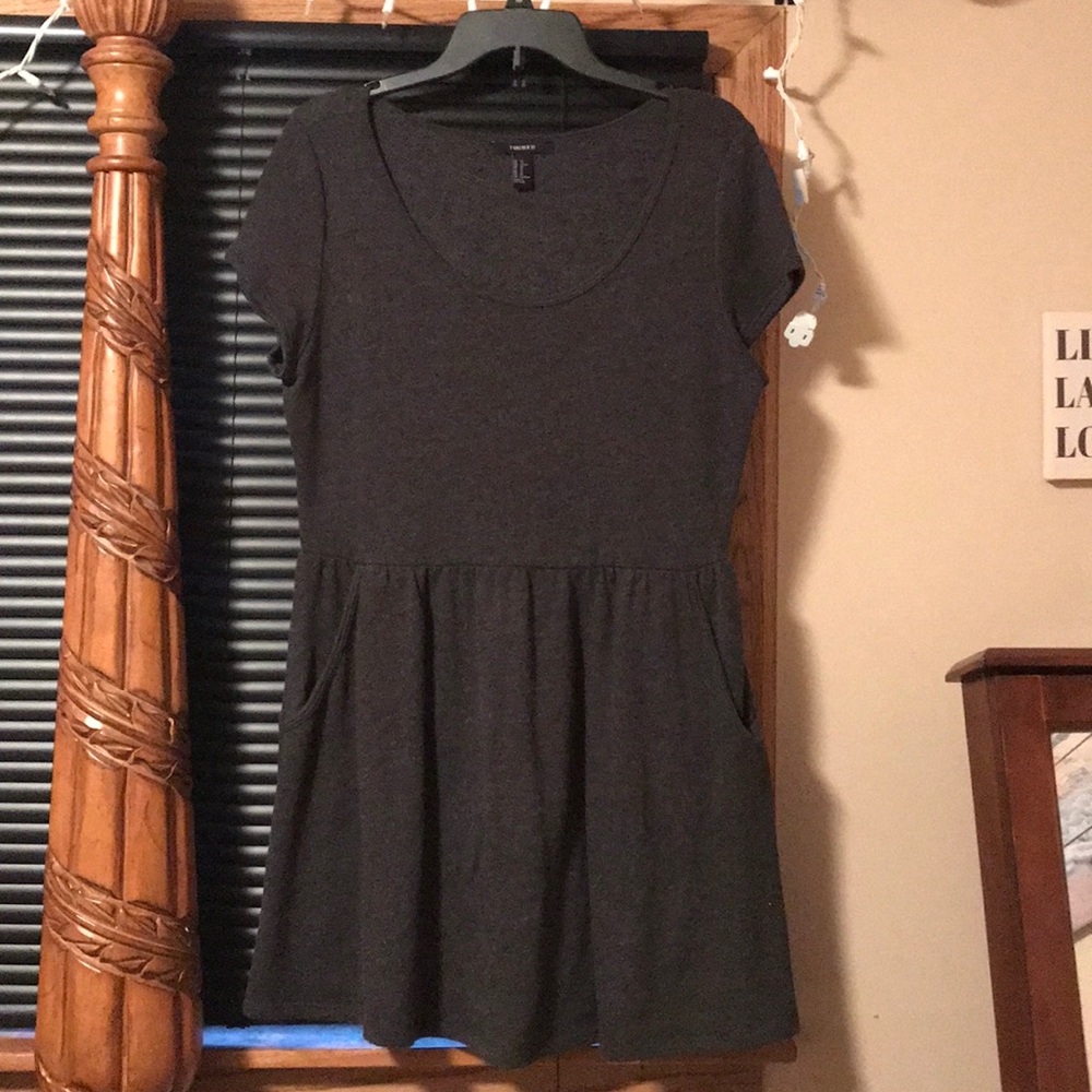 Dark grey dress