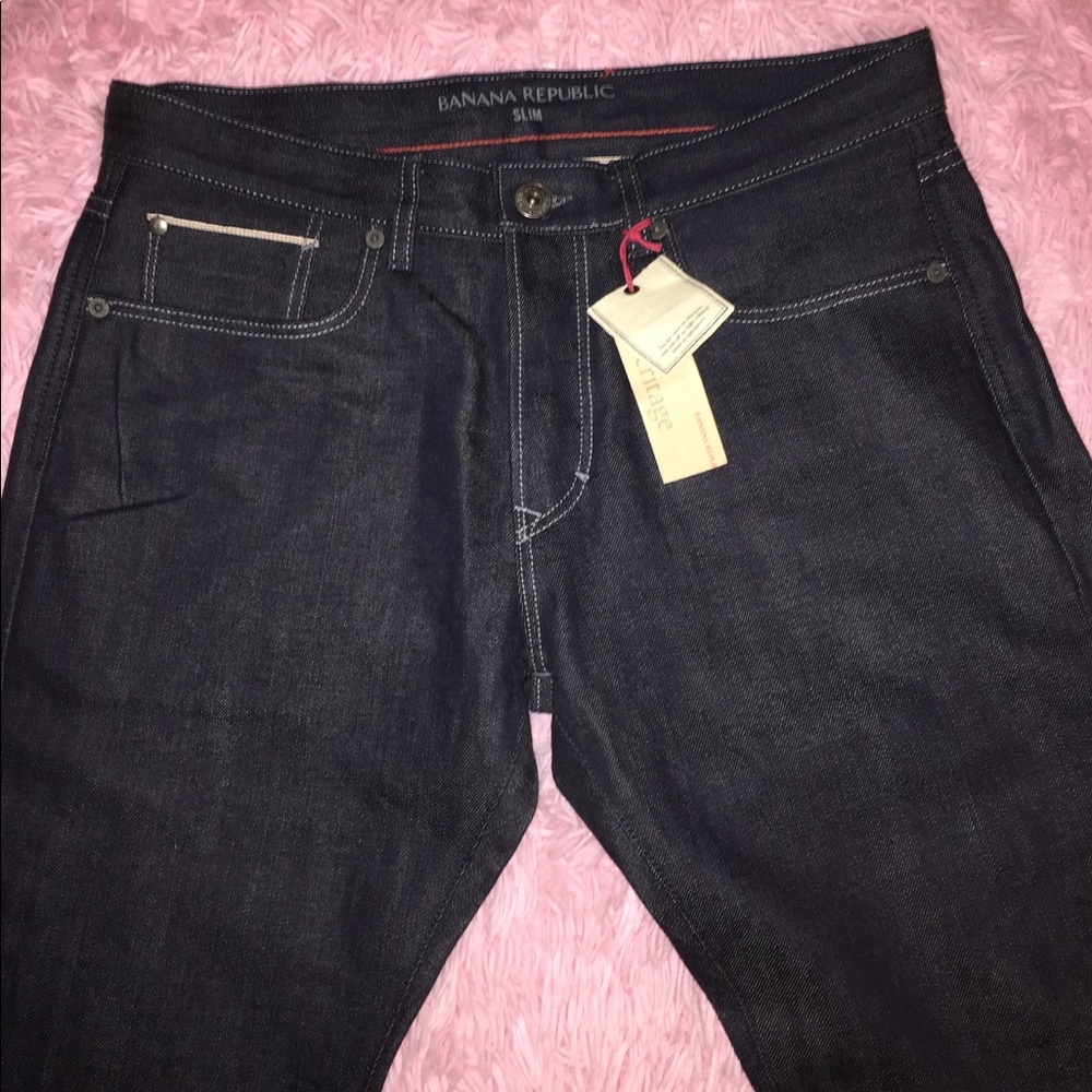 NWT Banana Republic Men's Selvage Denim