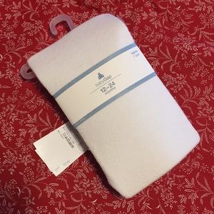 Baby Gap White Tights