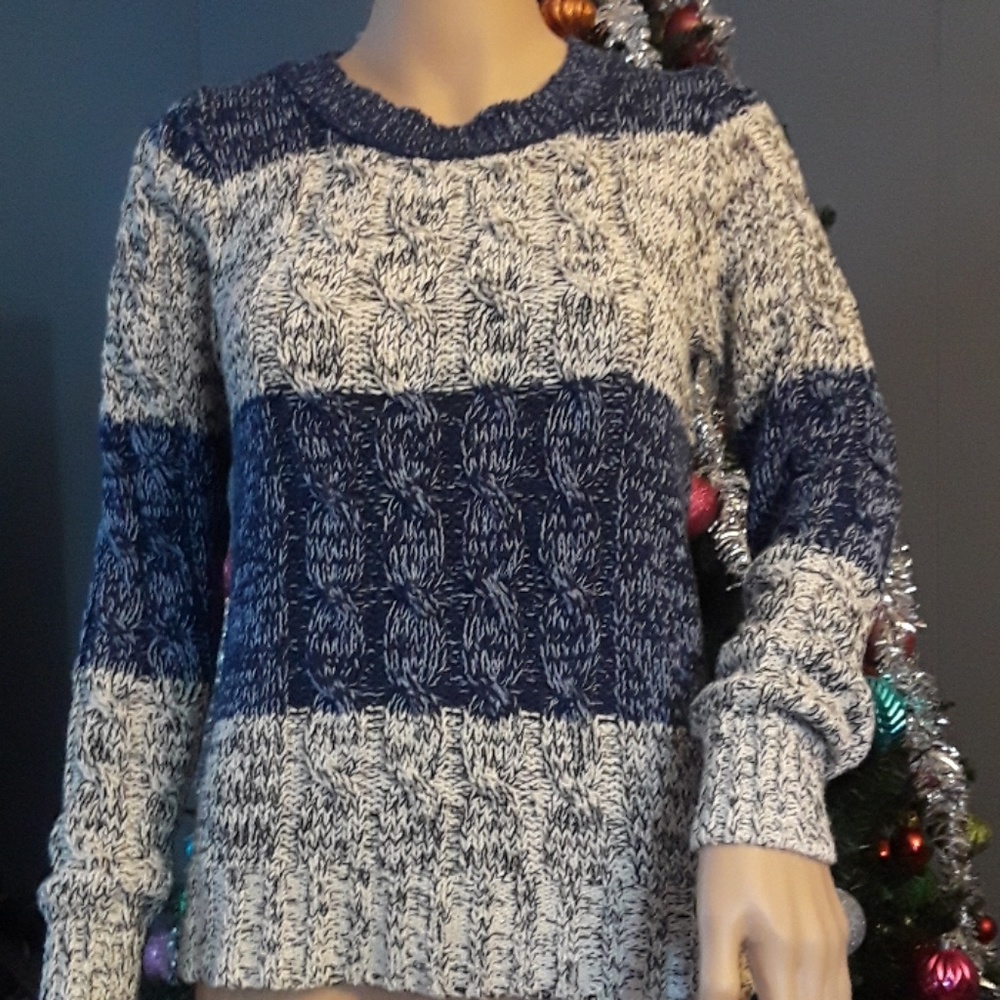 J Crew cable knit sweater