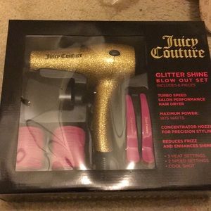 Juicy couture blow dryer set