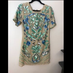 Frock & Frill Embellished Shift Dress