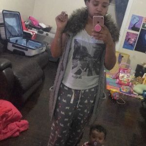 Long Faux Fur Lined Vest