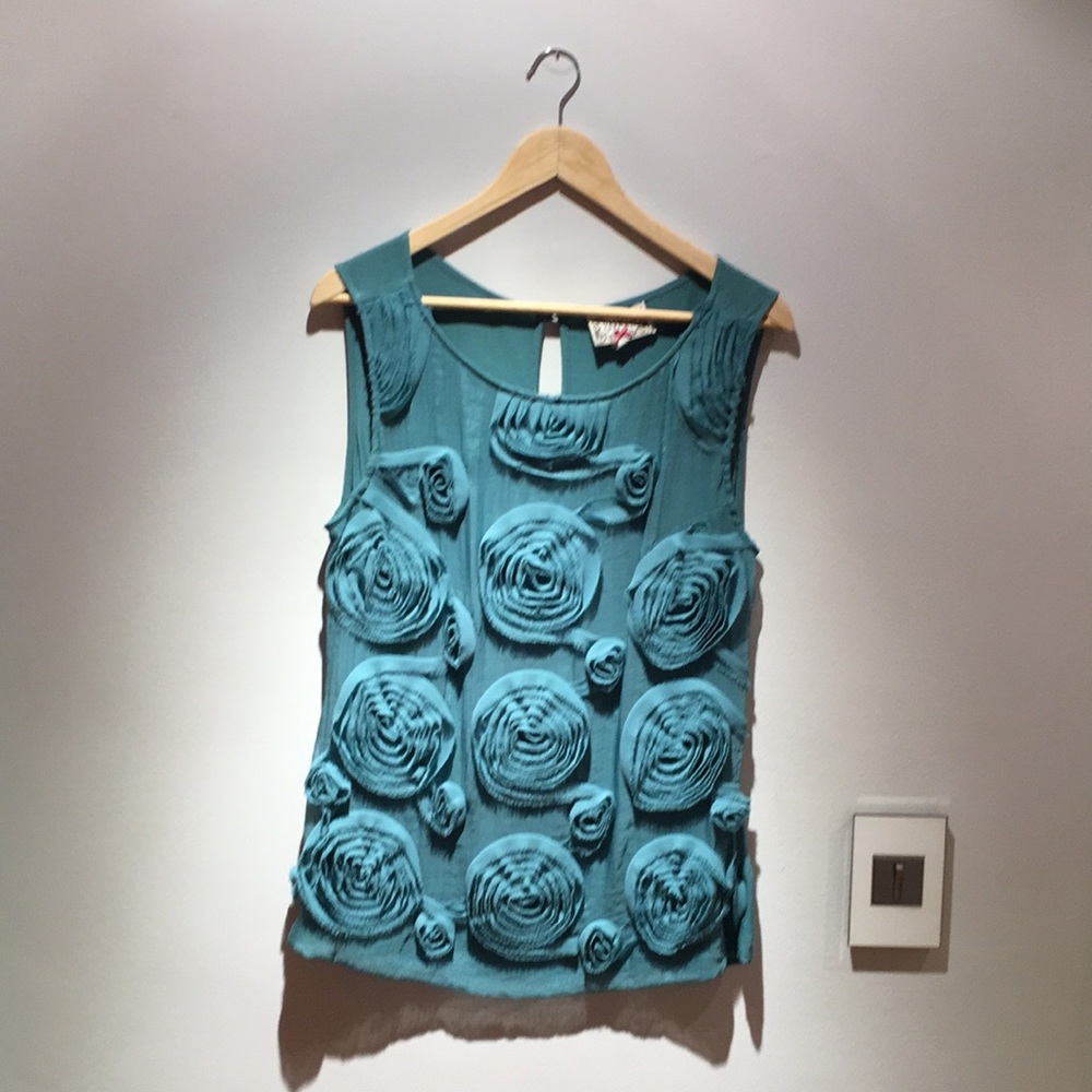 Anthropologie teal tank