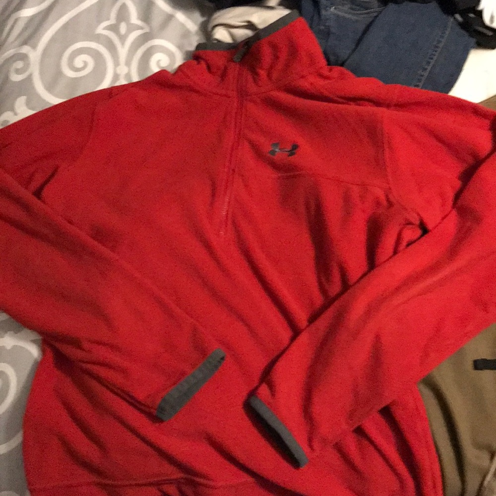 Under armor fleece.