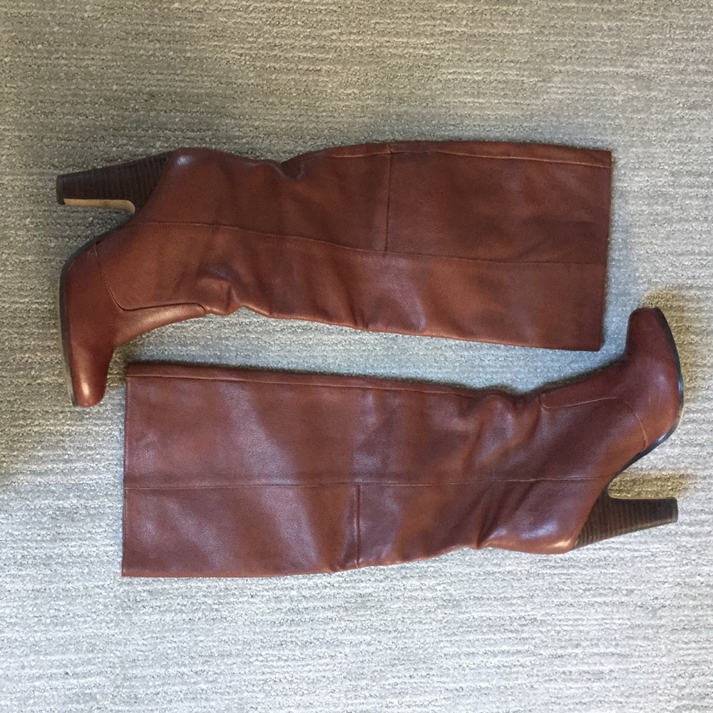 Brown Leather Dolce Vita Tall Boots