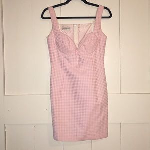 Vintage Guy Laroche Pink Sweet Pea Dress