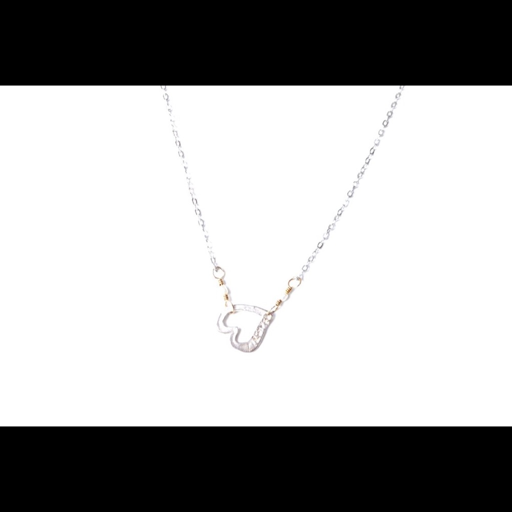 Charlene K Sideways Heart Pendant