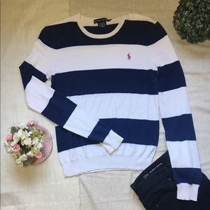 🍁EUC🌼Ralph Lauren🌼Stripe Sweater🍁