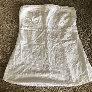AE white tube top