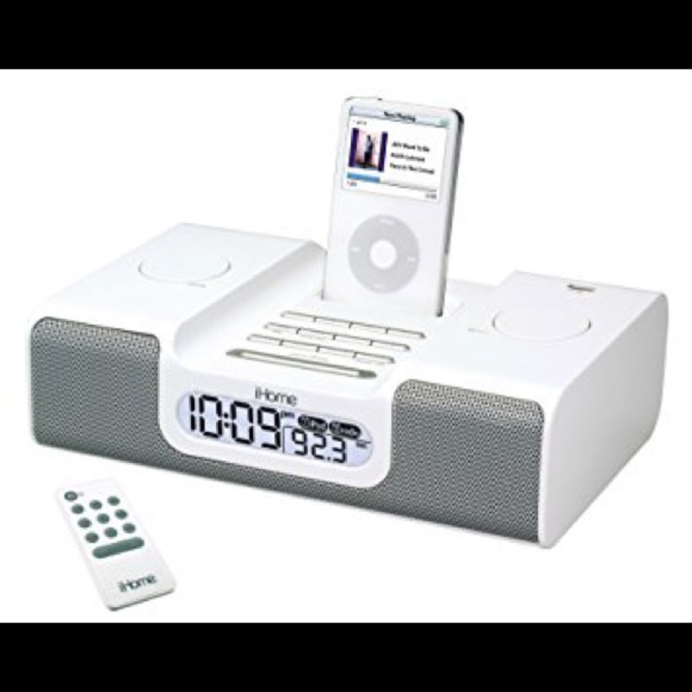 iHome iH6 Docking Station Dual Alarm Clock Radio