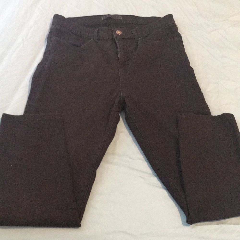 J Brand Maria Crop Black Jeans 30