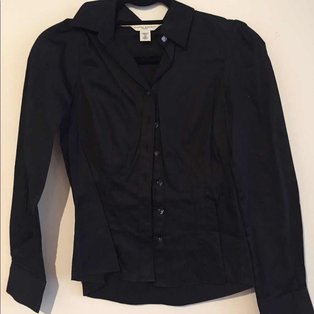 Banana Republic Black Dress Shirt