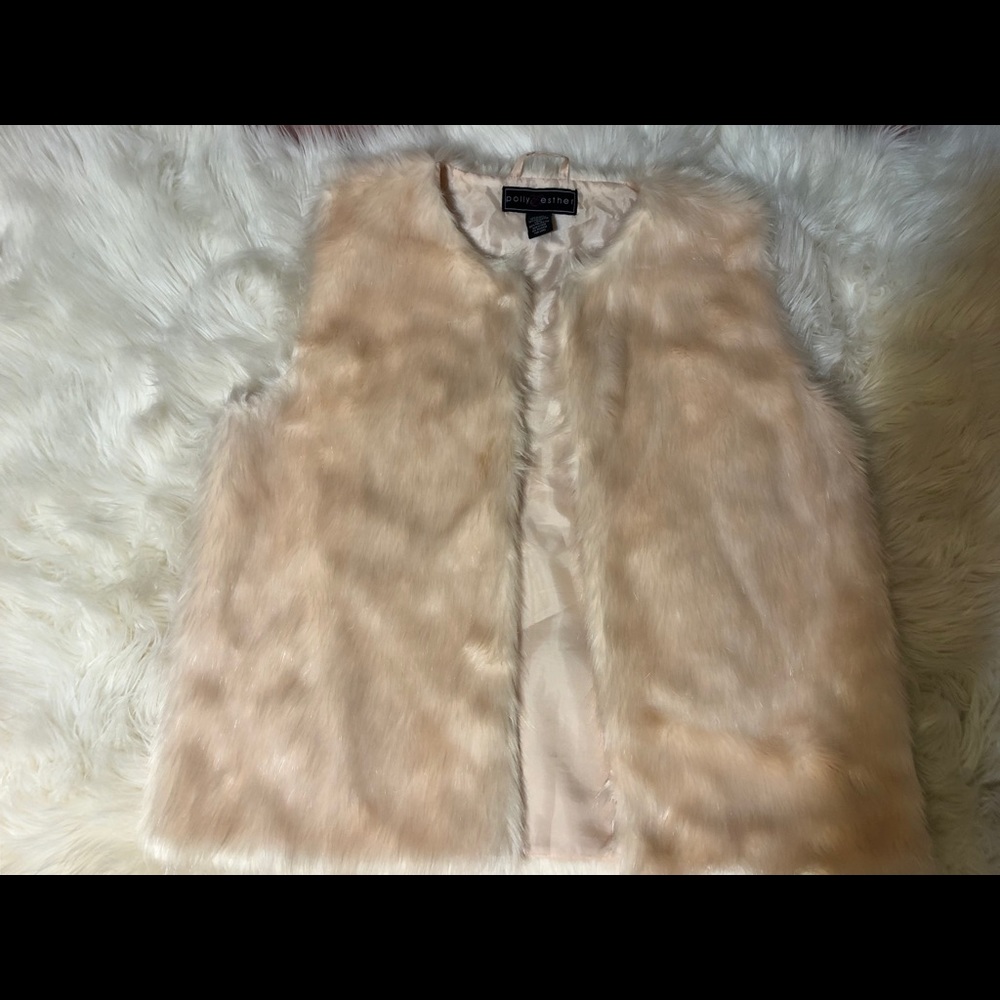 Fuzzy Pink Vest!