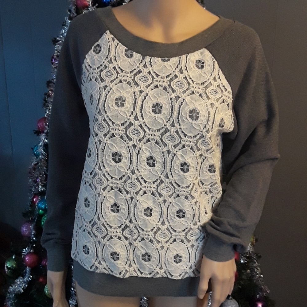 Anthropologie Sam & Lavi lace sweater