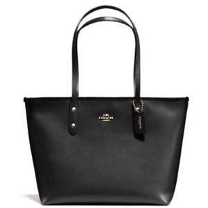 Coach city zip tote handbag