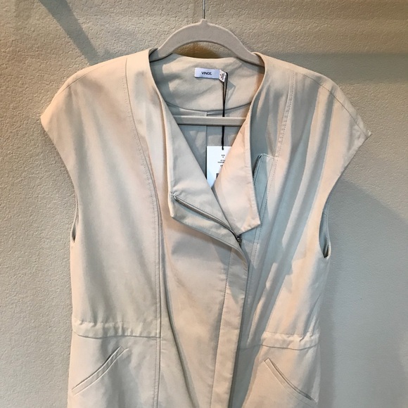 Vince leather jacket vest - Picture 4 of 5