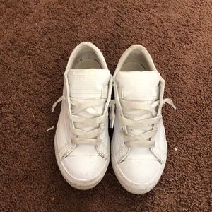 Converse Leather White Sneakers