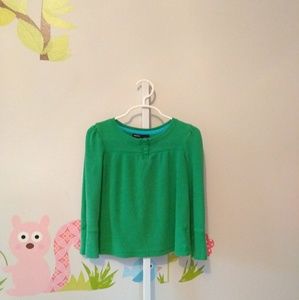 Gap Kids green henley 3-4yrs