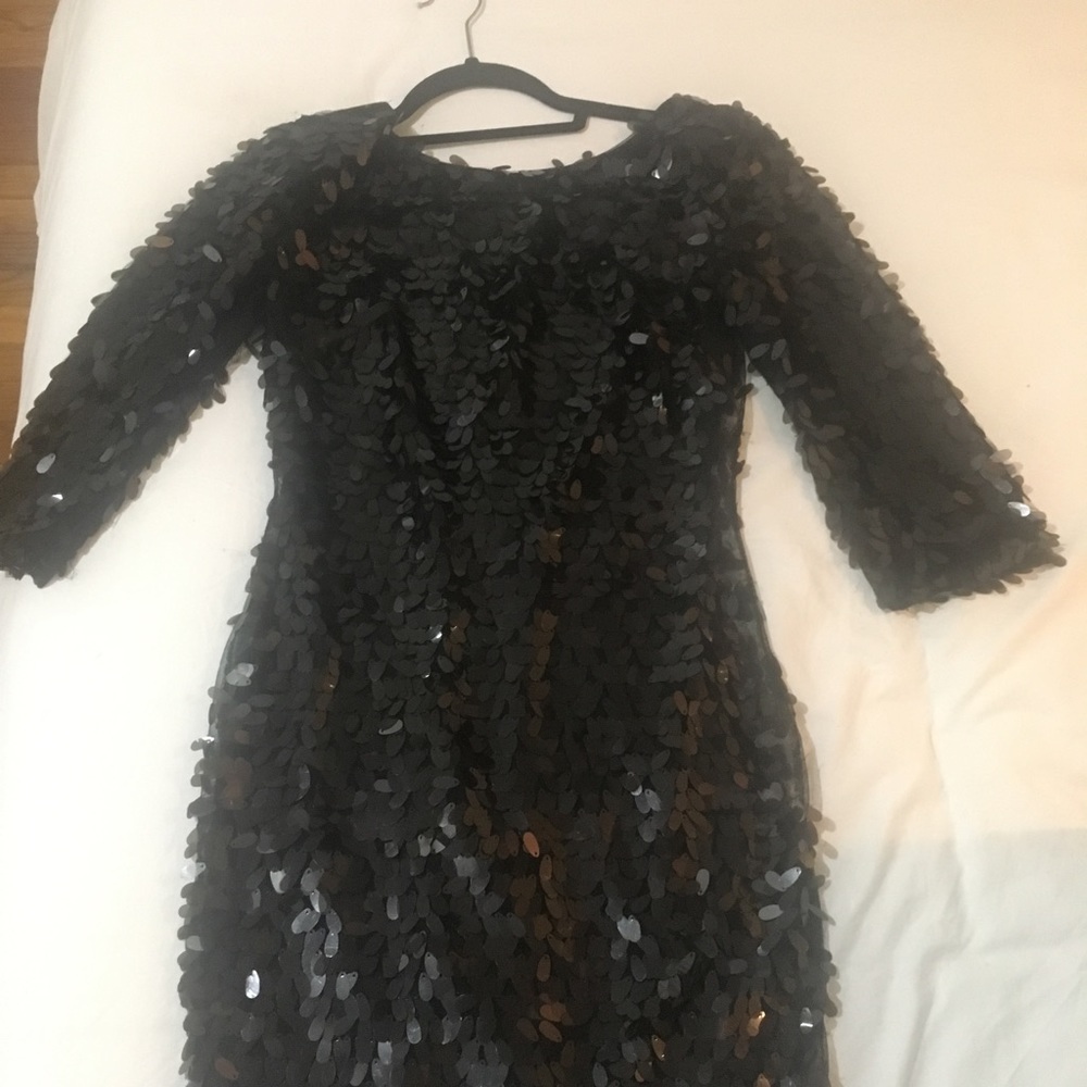 Sequin black dress