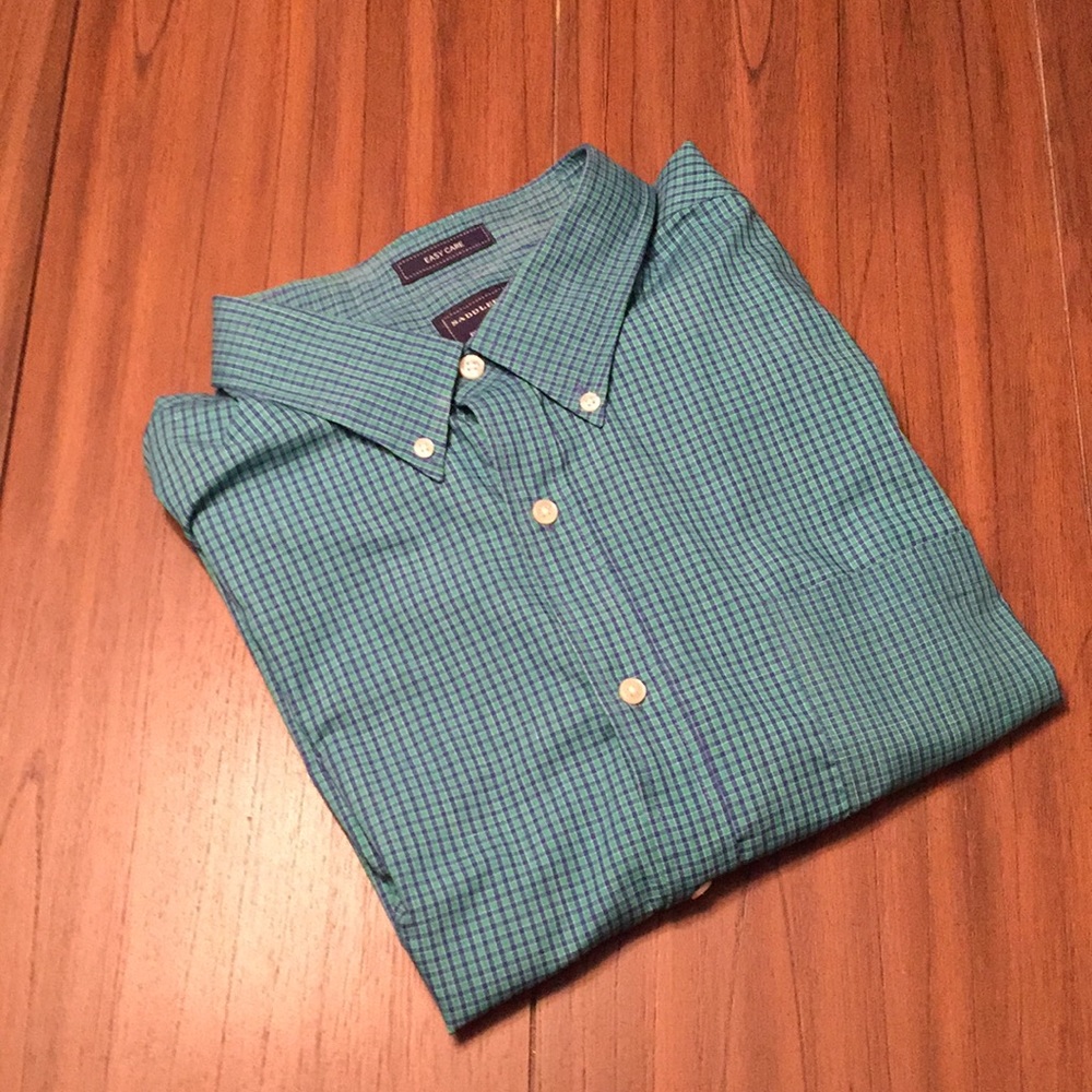 Saddlebred Big & Tall Short Sleeve Button Down