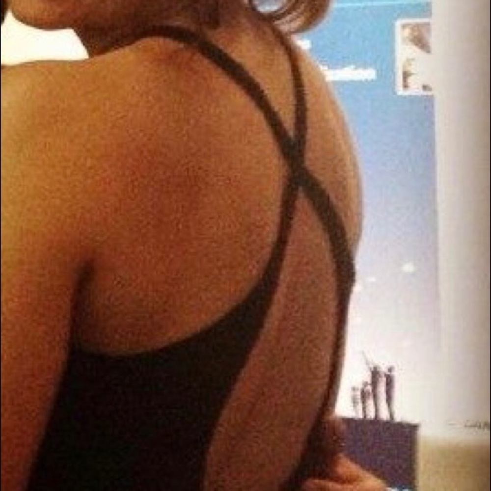 Ralph Lauren Black Silk Gown w. Open back detail